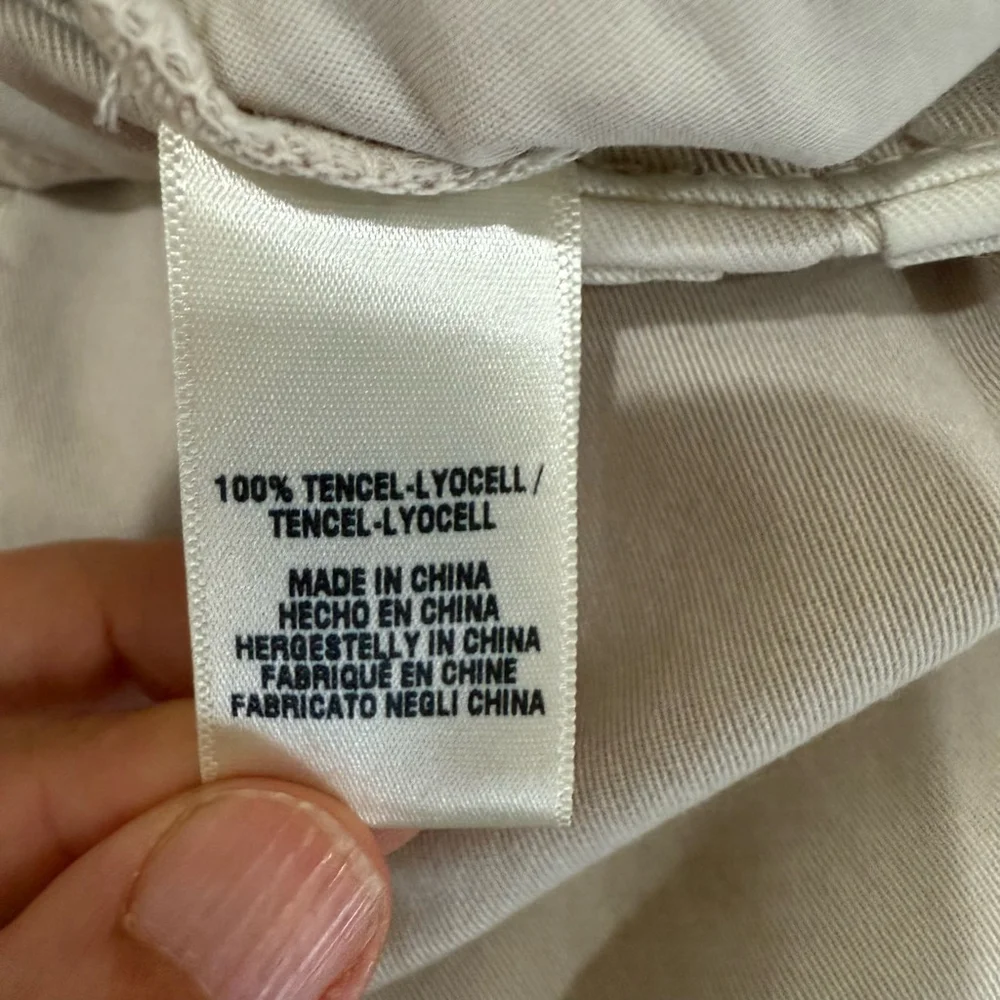 NWOT C&S by cloth & Stone Pants Men’s Size S Straight‎ Minimalist Beige Tencel